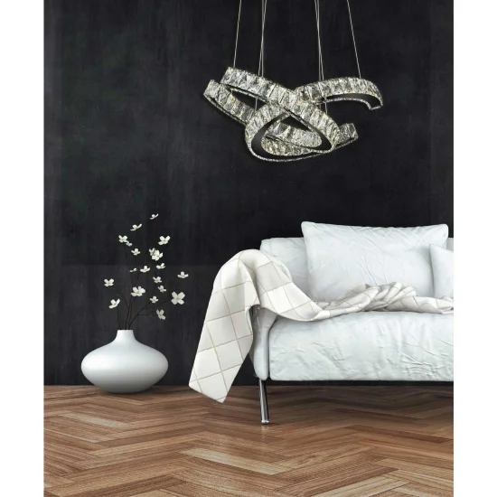 LÁMPARA DE TECHO CRISTAL JULIETTE LED 40W 4000K 2