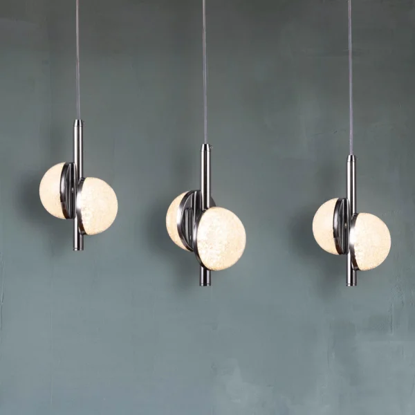 LÁMPARA DE TECHO LED IDARA 3x (2x5W) 4000K CROMO