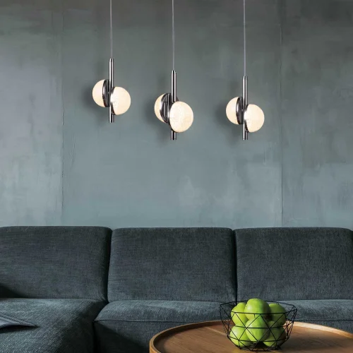 LÁMPARA DE TECHO LED IDARA 3x (2x5W) 4000K CROMO