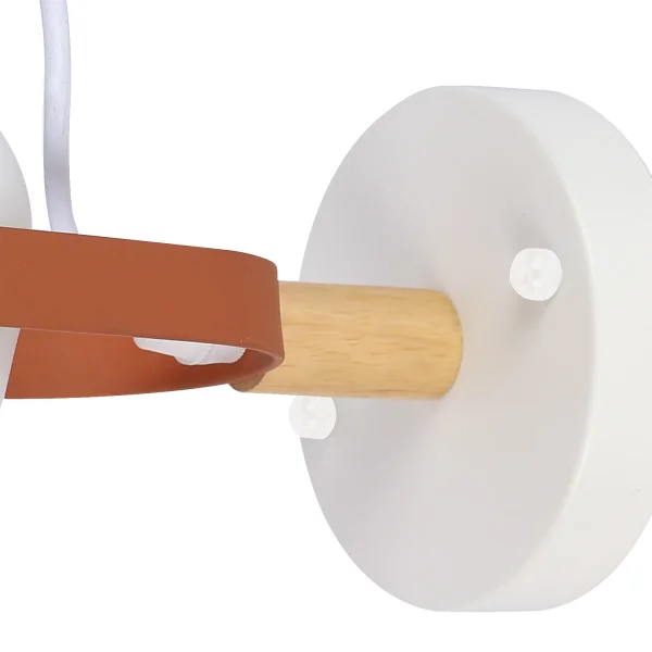 APLIQUE DE PARED BLANCO/MARRÓN EGIL APLIQUE DE PARED BLANCO/MARRÓN EGIL