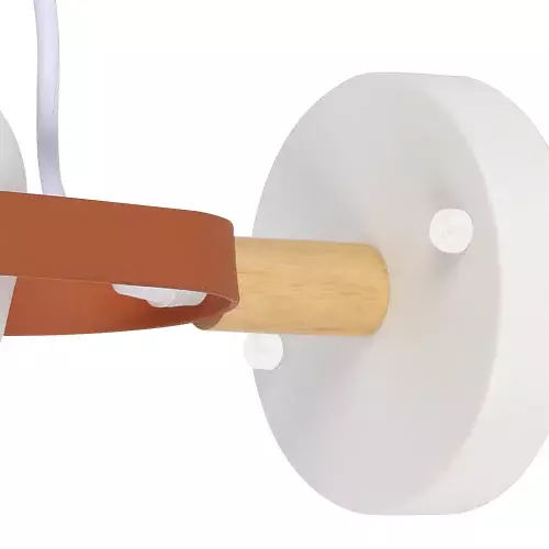 APLIQUE DE PARED BLANCO/MARRÓN EGIL APLIQUE DE PARED BLANCO/MARRÓN EGIL