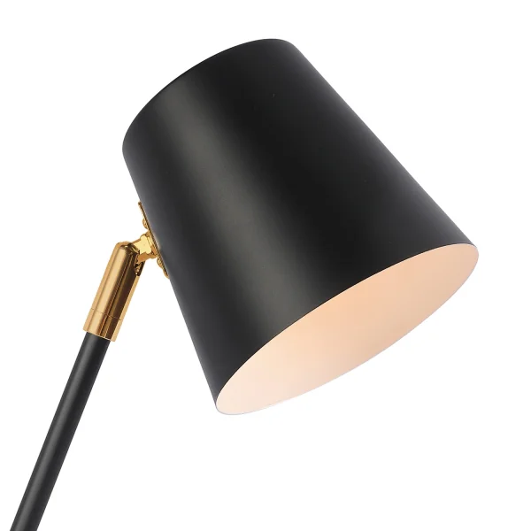 LÁMPARA DE MESA NEGRO/DORADO ANAYA