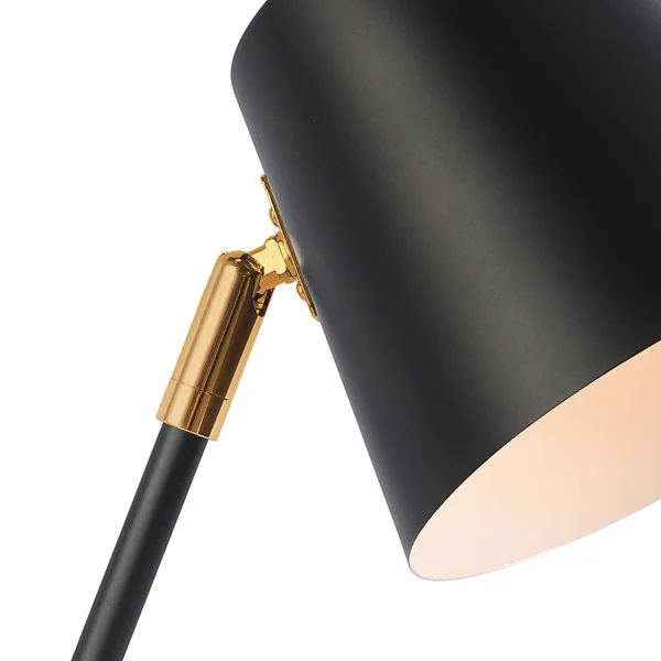 LÁMPARA DE MESA NEGRO/DORADO ANAYA