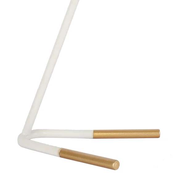 LÁMPARA DE MESA BLANCO/DORADO ANAYA