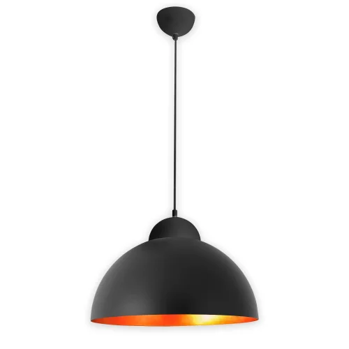 LÁMPARA DE TECHO Ø 40 CM NEGRO/DORADO MONTSERRAT LÁMPARA DE TECHO Ø 40 CM NEGRO/DORADO MONTSERRAT