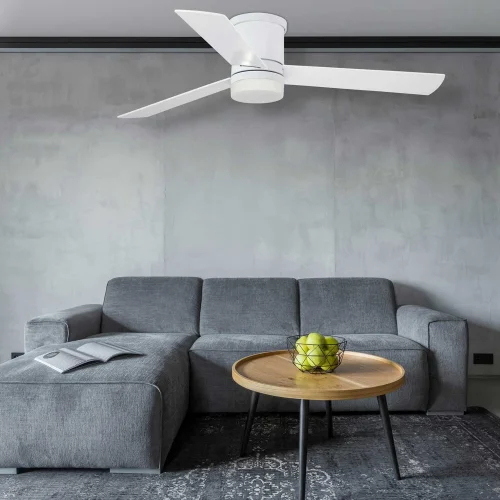 VENTILADOR DE TECHO LED 18 W REGULABLE BLANCO NAYSA