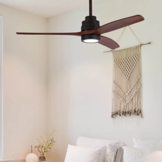 VENTILADOR DE TECHO LED KALEO 15W 4000K CAFÉ