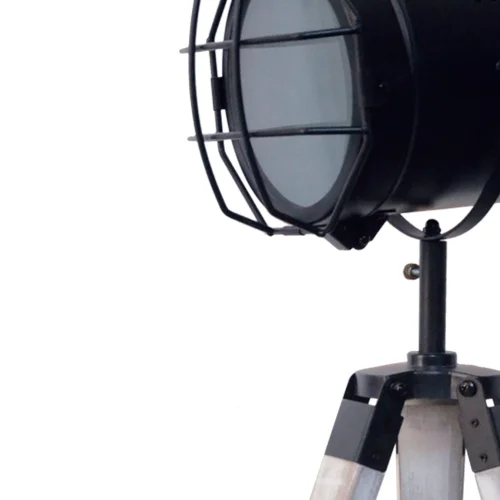 LÁMPARA DE MESA COSME ACERO ENVEJECIDO BLANCO CON REJILLA