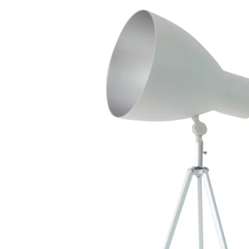 LÁMPARA DE PIE ACERO BLANCO HUDSON