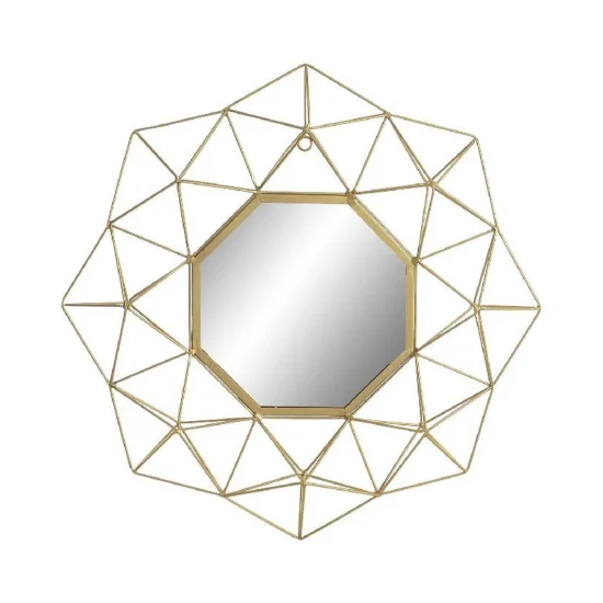 ESPEJO HIERRO DORADO CLARISE