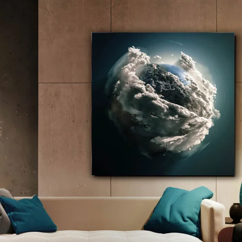 CUADRO FOTOGRAFÍA 100X100 MADRE TIERRA