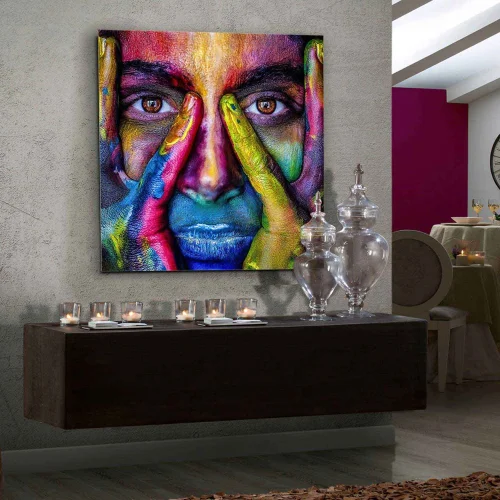 CUADRO FOTOGRAFÍA 100X100 COLORES