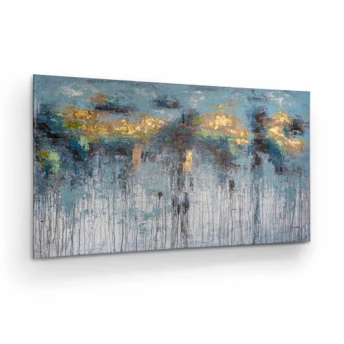 CUADRO PINTURA ACRÍLICO 90X150 AQUAS