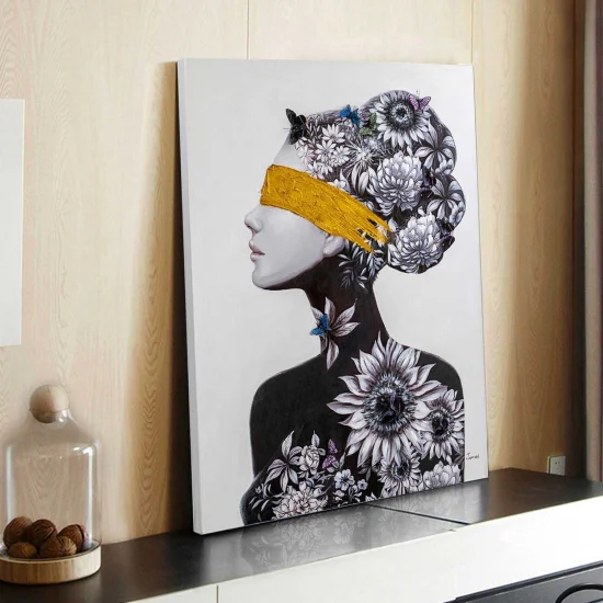 CUADRO PINTURA ACRÍLICO 90X120 PERFIL II