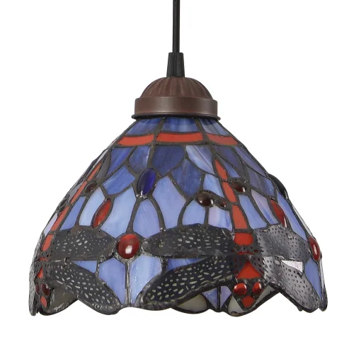 LÁMPARA DE TECHO 1 LUZ 20 CM TIFFANY LIBÉLULA
