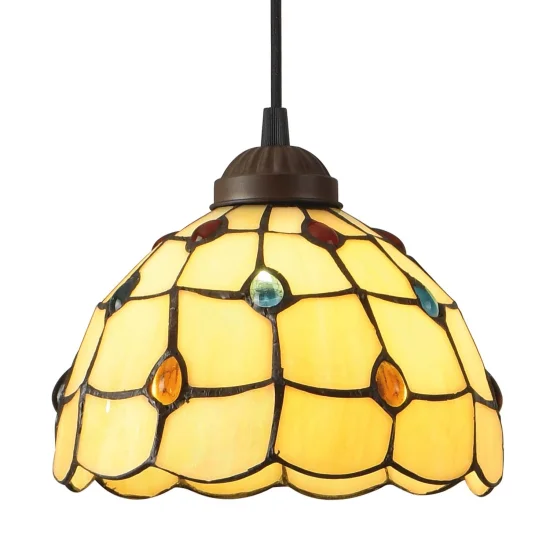 LÁMPARA DE TECHO 1 LUZ 20 CM TIFFANY JEWEL 2