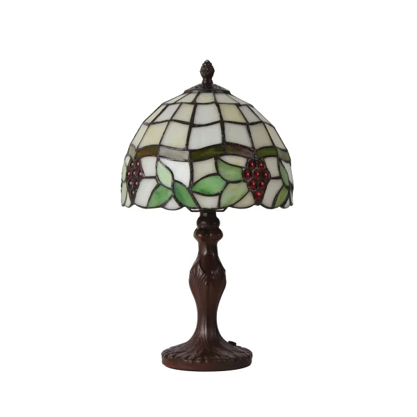 LÁMPARA DE MESA 1 LUZ 20 CM TIFFANY GRAPE