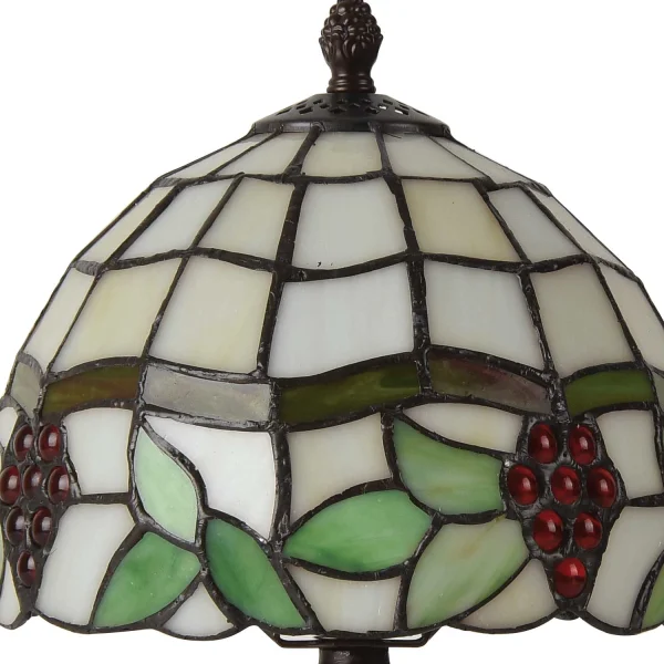 LÁMPARA DE MESA 1 LUZ 20 CM TIFFANY GRAPE