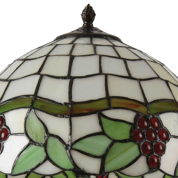 LÁMPARA DE MESA 1 LUZ 30 CM TIFFANY GRAPE