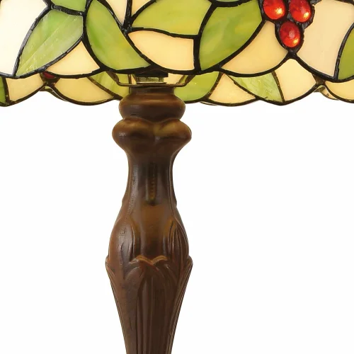 LÁMPARA DE MESA 2 LUCES 40 CM TIFFANY GRAPE LÁMPARA DE MESA 2 LUCES 40 CM TIFFANY GRAPE