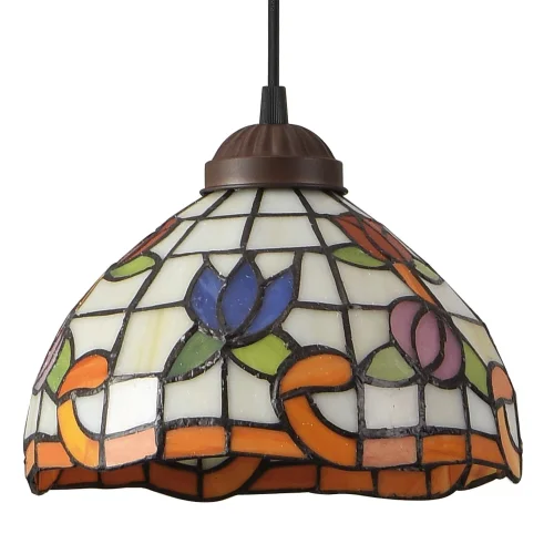 LÁMPARA DE TECHO 1 LUZ 20 CM TIFFANY BLOSSOM LÁMPARA DE TECHO 1 LUZ 20 CM TIFFANY BLOSSOM