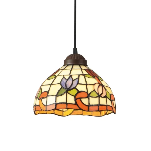 LÁMPARA DE TECHO 1 LUZ 20 CM TIFFANY BLOSSOM LÁMPARA DE TECHO 1 LUZ 20 CM TIFFANY BLOSSOM