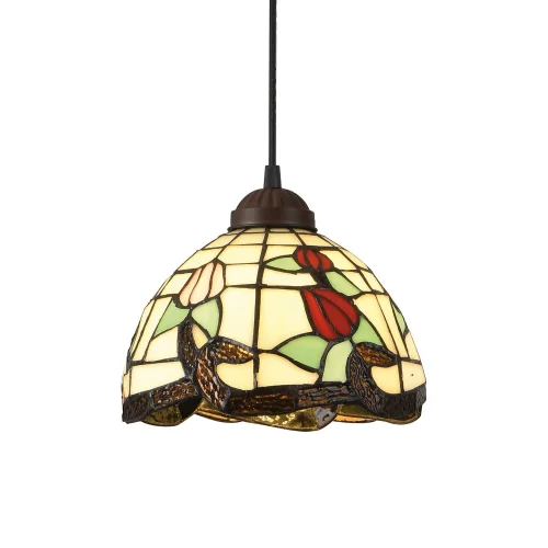 LÁMPARA DE TECHO 1 LUZ 20 CM TIFFANY KATY