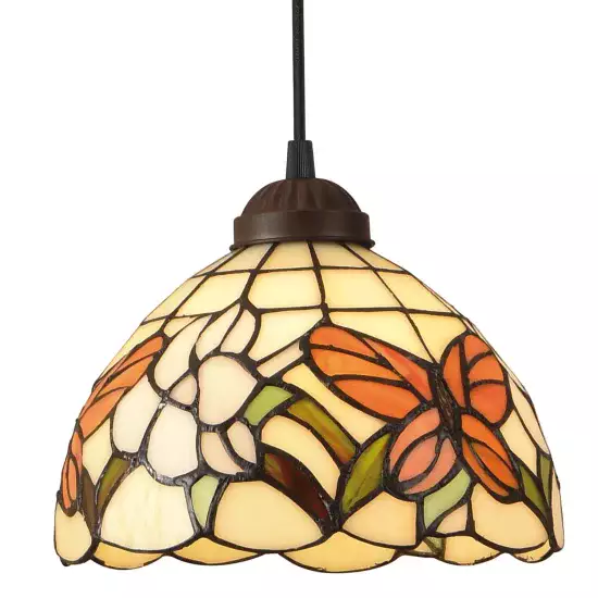 LÁMPARA DE TECHO 1 LUZ 20 CM TIFFANY APONI 2