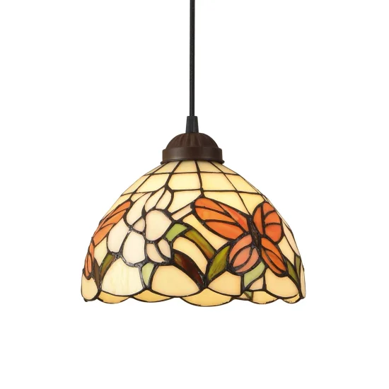 LÁMPARA DE TECHO 1 LUZ 20 CM TIFFANY APONI