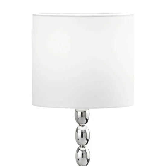 LÁMPARA DE MESA 1 LUZ CROMO ABBY 2