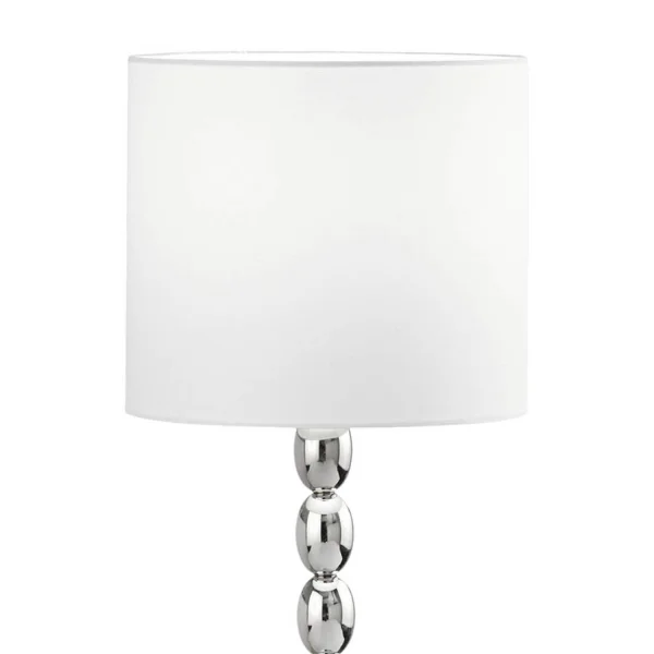 LÁMPARA DE MESA 1 LUZ CROMO ABBY