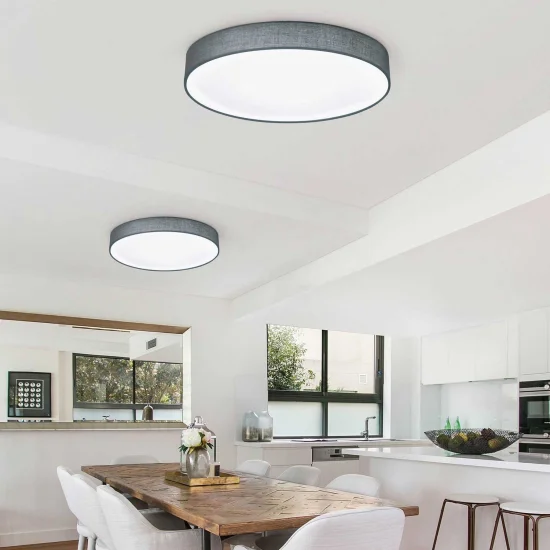 PLAFÓN DE TECHO LED 40 W REGULABLE GRIS CARLO 2