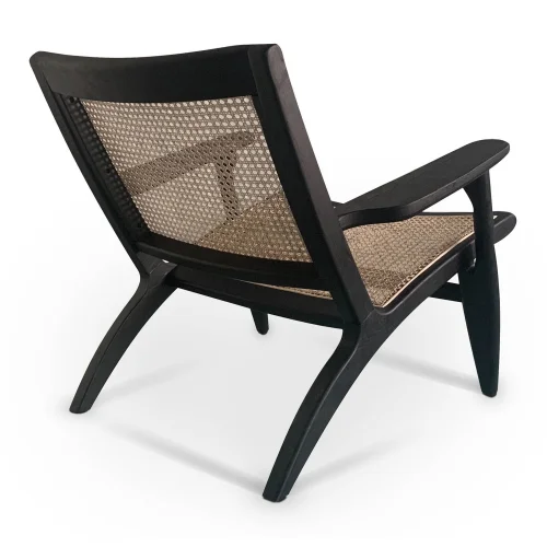 SILLÓN MADERA DE OLMO NEGRO EINAR