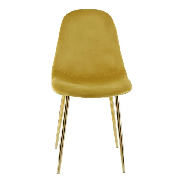 SILLA HADLEY TERCIOPELO DORADA SILLA HADLEY TERCIOPELO DORADA