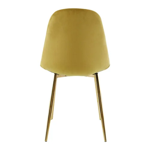 SILLA HADLEY TERCIOPELO DORADA SILLA HADLEY TERCIOPELO DORADA