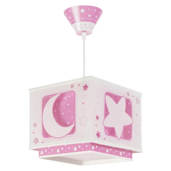 Lámpara Infantil Luna Rosa para bebés y niños, Iluminación | Lúzete