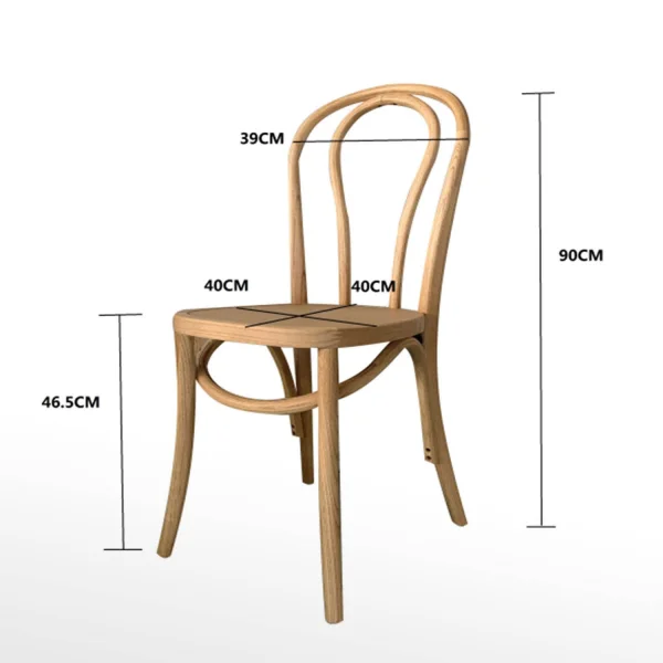 SILLA MADERA DE ABEDUL NATURAL AKIRA