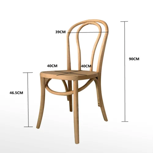 SILLA MADERA DE ABEDUL NATURAL AKIRA