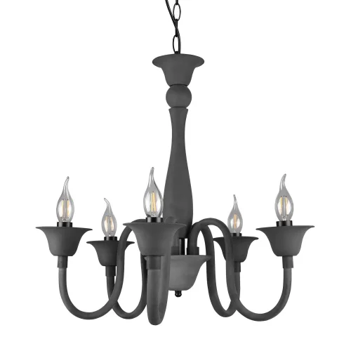 LÁMPARA DE TECHO 5 LUCES ANTRACITA CAMILA