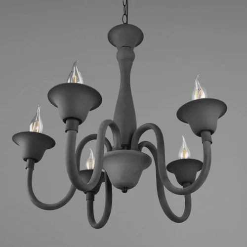 LÁMPARA DE TECHO 5 LUCES ANTRACITA CAMILA