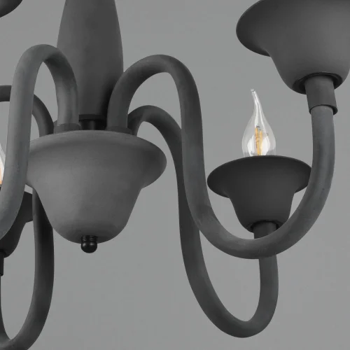 LÁMPARA DE TECHO 5 LUCES ANTRACITA CAMILA