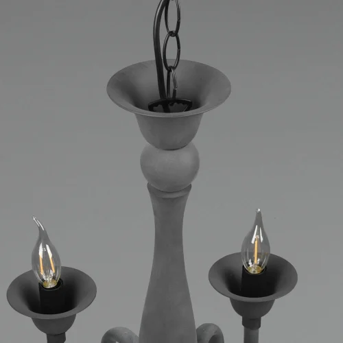 LÁMPARA DE TECHO 5 LUCES ANTRACITA CAMILA