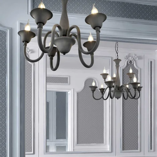 LÁMPARA DE TECHO 5 LUCES ANTRACITA CAMILA