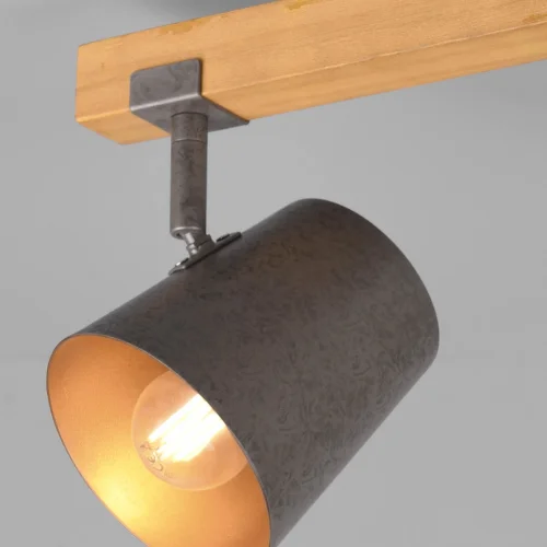 FOCO 2 LUCES METAL NÍQUEL ANTIGUO E14 NESTORE