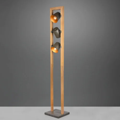 LÁMPARA DE PIE 3 LUCES METAL NÍQUEL ANTIGUO E14 NESTORE LÁMPARA DE PIE 3 LUCES METAL NÍQUEL ANTIGUO E14 NESTORE