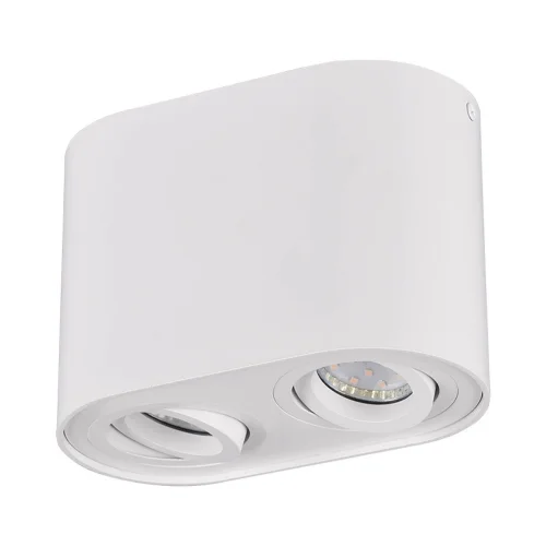 PLAFÓN DE TECHO 2 LUCES BASCULANTE METAL BLANCO GU10 FORTUNE