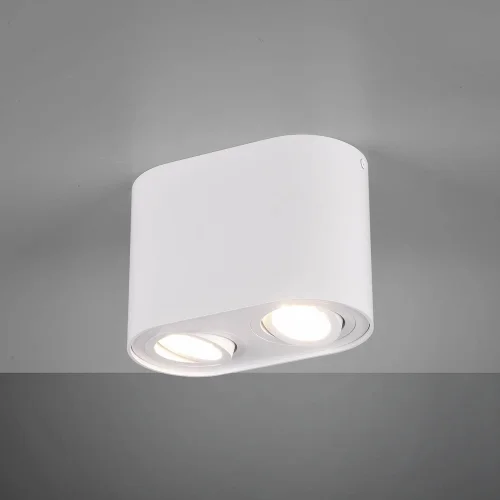 PLAFÓN DE TECHO 2 LUCES BASCULANTE METAL BLANCO GU10 FORTUNE