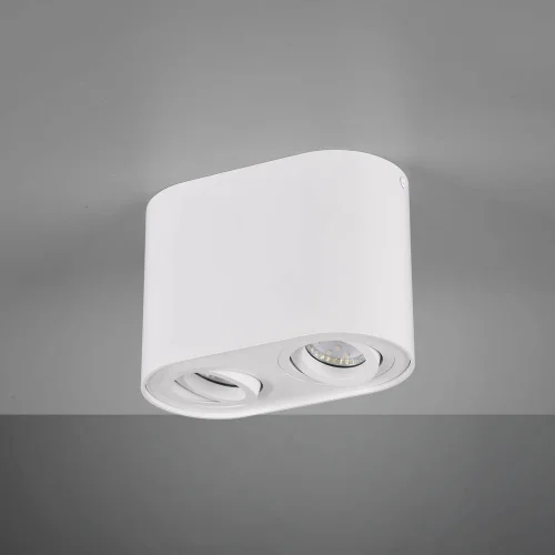 PLAFÓN DE TECHO 2 LUCES BASCULANTE METAL BLANCO GU10 FORTUNE