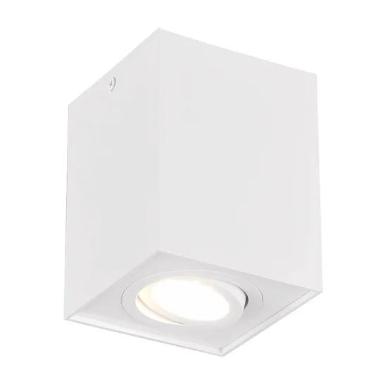 PLAFÓN DE TECHO 1 LUZ BASCULANTE METAL BLANCO GU10 GARIBALDI