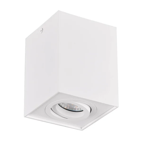 PLAFÓN DE TECHO 1 LUZ BASCULANTE METAL BLANCO GU10 GARIBALDI